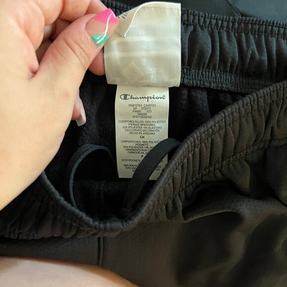 Champion Powertrain Athletic Jogging Pants Black Stretch Elastic Waist Sz S - Picture 8 of 8